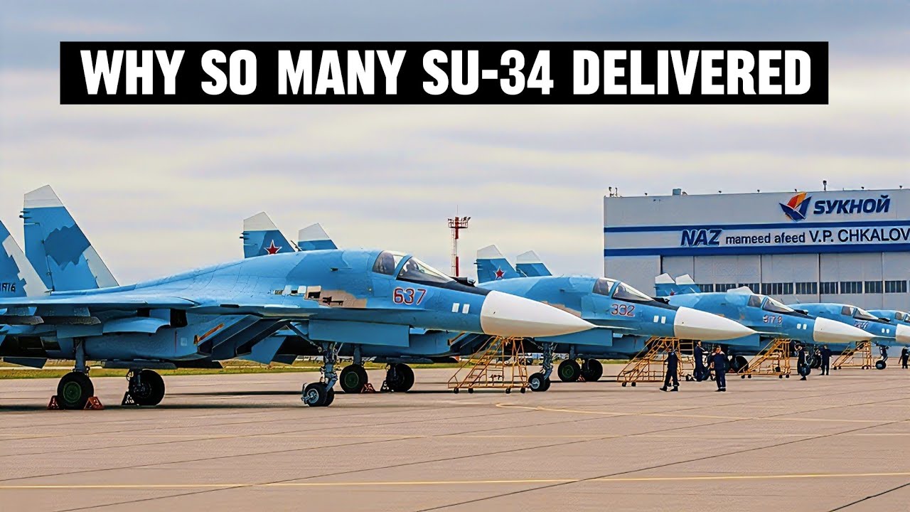 Россия получила новую партию истребителей Су-34 | Почему именно он, а не другие | Реальные факты ...