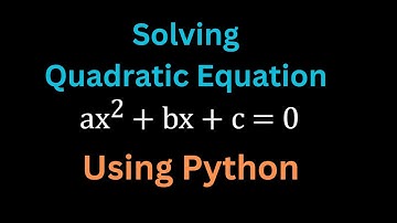 Solving Quadratics Instantly with Python - Results You Won
