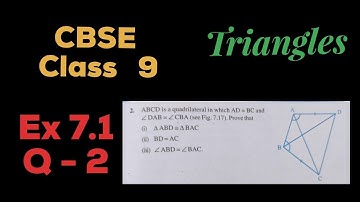 CBSE Class 9 Ch-7 Ex 7.1 Q-2/in Malayalam /Learn And Score