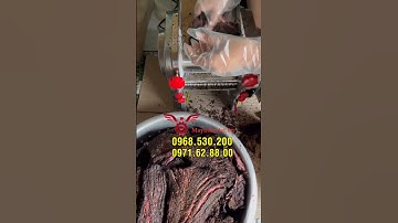 Review máy cán thịt trâu , thịt khô, mực khô chạy điện nhìn là thèm #shorts #vinmax