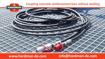 Rebar splicing by mechanical compression by Hardman-De