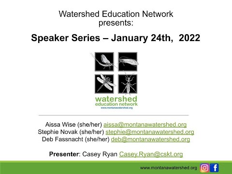 Casey Ryan and the CSKT Water Compact, January 24th Speaker Series