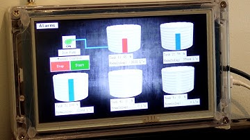 Arduino+Nextion+Pi Tank Level Control System