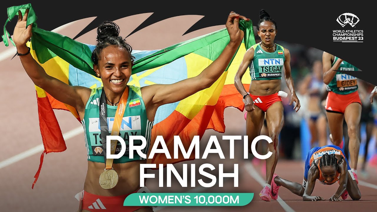 Ethiopian sweep in the womens 10,000m 🤯 World Athletics Championships Budapest 23