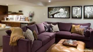 Living Room Design Ideas, Basement Makeovers from Candice Olson