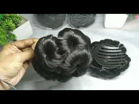 How To Make Readymade Hair Juda Bridal Hair Styling Partywear Bun Maker  DM+91 9868711652 - YouTube
