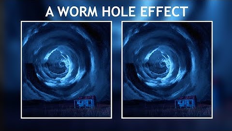 Photoshop Tutorial || Create a gigantic WORMHOLE space effect