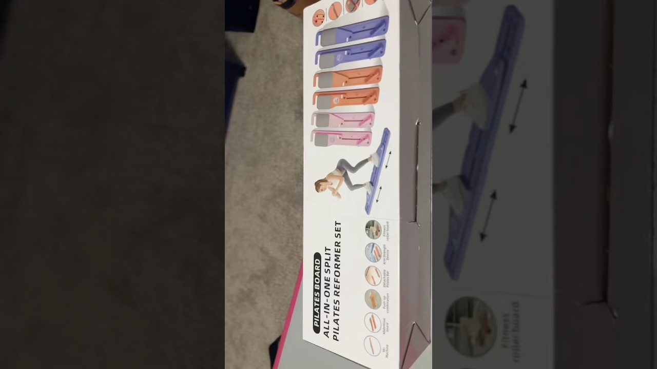 unbox my at home pilates set with me from pengyoung on amazon🧘🏽‍♀️ at home pilates videos soon?