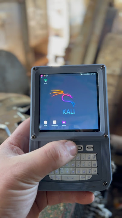 Handheld Kali Linux Hacking Computer - BlackBerry Pi (full build video linked!) #kalilinuxtools
