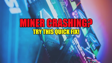 Mining rig keeps crashing? Try This