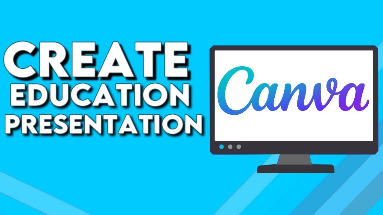 How To Make And Create Education Presentation on Canva PC - YouTube
