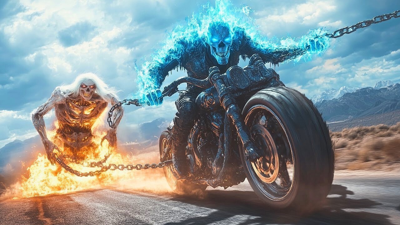 GHOST RIDER Unleashes the BLUE FLAME of the Angel of Justice — Awakening a New Curse