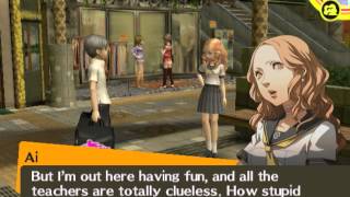 Let's Play Persona 4 S28 P3 Sneaking INTO Class