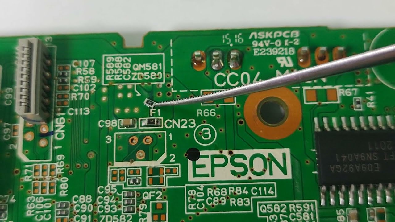 Ремонт принтера Epson L222. Не печатает, белый лист. - YouTube