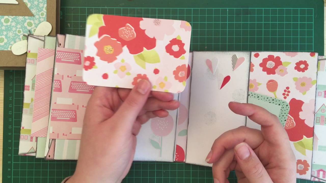 Dear Lizzy Fine & Dandy Scrapbook and Flip book - YouTube