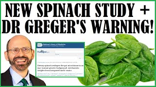 New Spinach Study + Dr Greger's Warning!