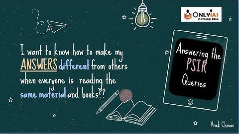How to write good answers in PSIR? | UPSC | OnlyIAS