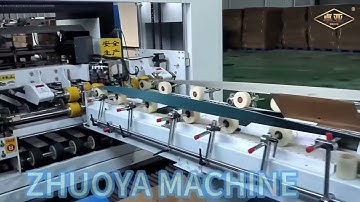 Fully automatic folder gluer stitching machine 