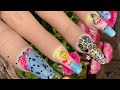 Easiest pastel ombré ever with pigment powders/ glitter encapsulating/smileys store/she modern
