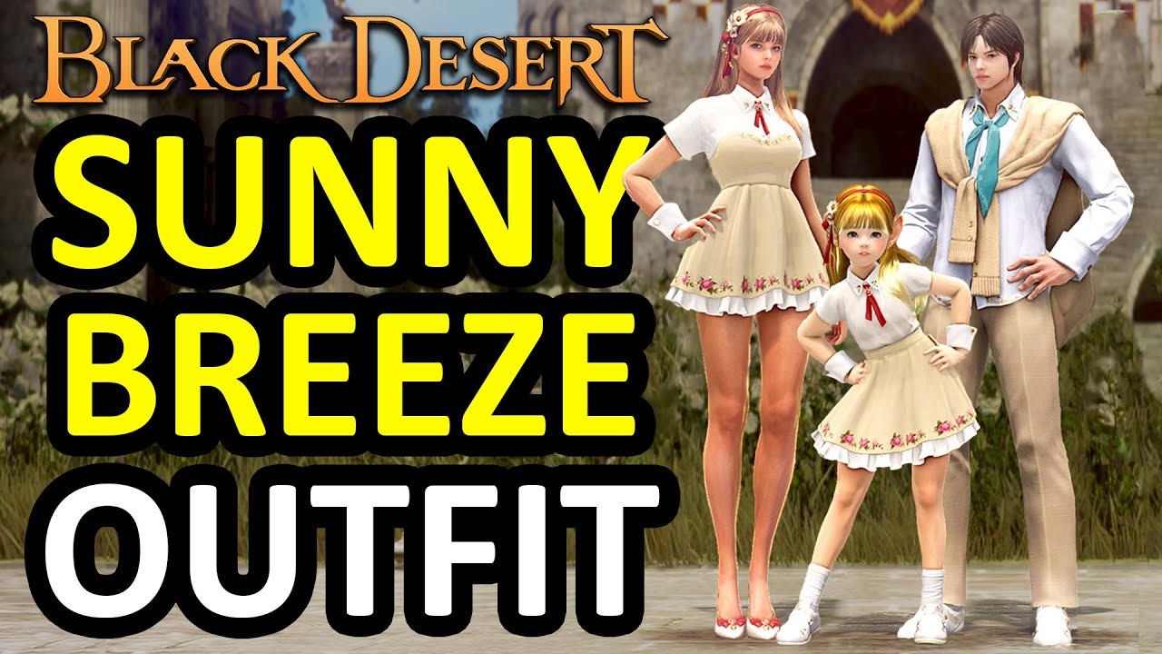 SUNNY BREEZE OUTFIT PREVIEW for ALL Class (Black Desert Online) BDO