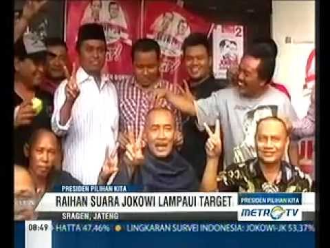 Relawan Jateng Cukur Rambut Atas Kemenangan Jokowi-JK @JokowiJKTV