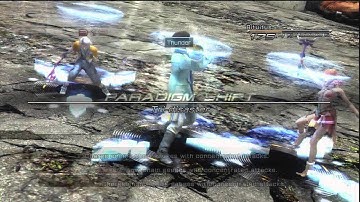 Final Fantasy XIII - Mission 07 - Stage 7 primary roles, no upgrades, no shrouds