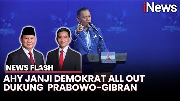 AHY Janji Partai Demokrat Beri Dukungan Penuh untuk Asta Cita Prabowo-Gibran | News Flash