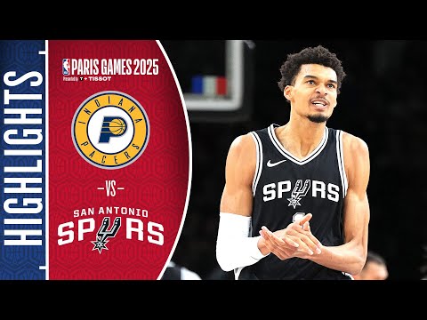 Wembanyama's Game Two In Paris! 🇫🇷 | Pacers v Spurs Extended Highlights