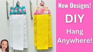 Easy-to-Sew Towel Hanging Loops in 5 Minutes - Petite Font