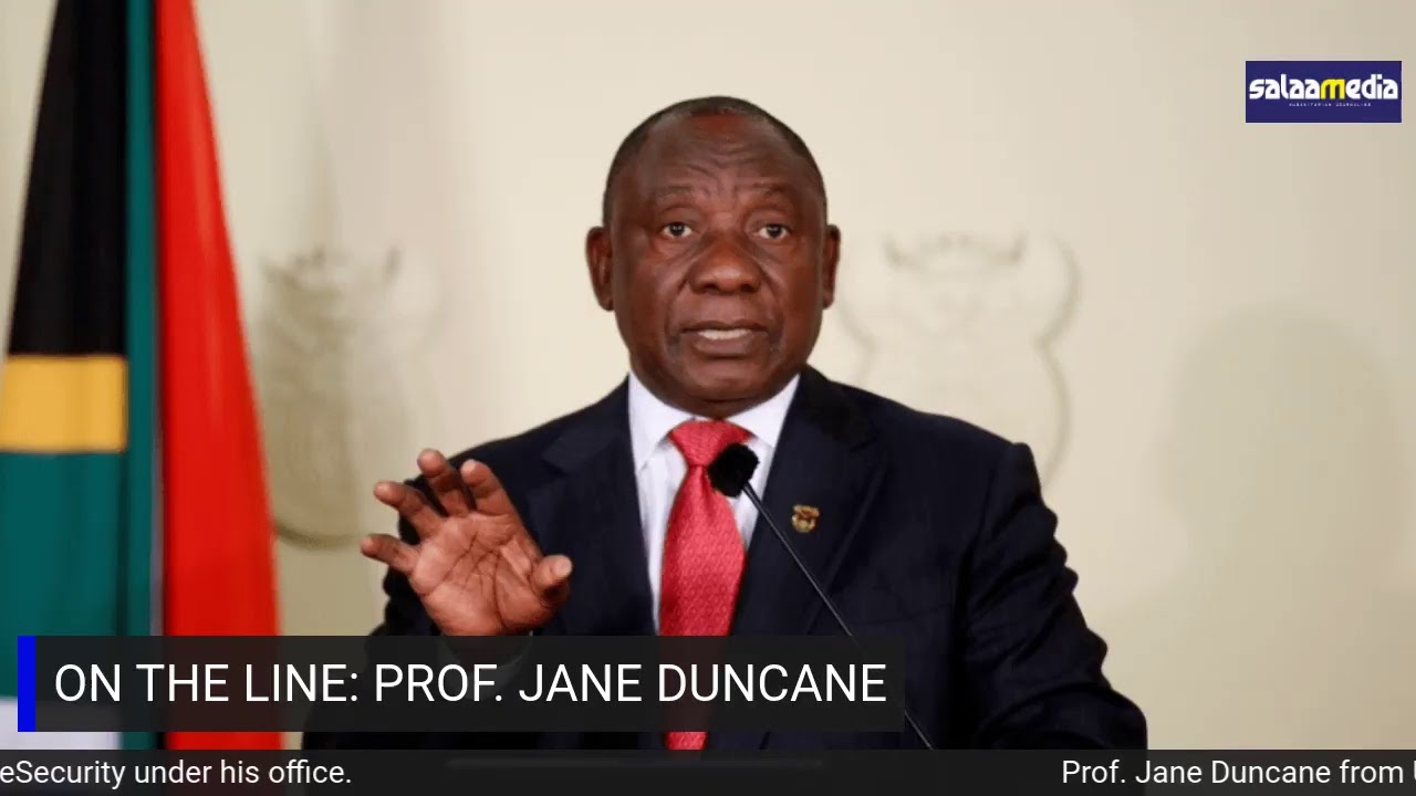 President Cyril Ramaphosa's agenda behind placing 