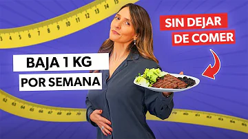 ¿Cómo perder medio kilo a la semana?