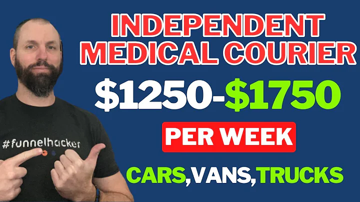 Independent Medical Courier | $1250-$1750 Per Week!!💊 #medicalcourier #courier #independentcourier