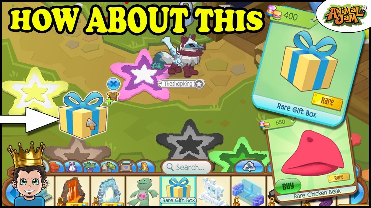 RARE GIFT BOX - HOW ABOUT THIS FOR RIM | ANIMAL JAM - YouTube