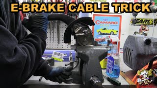 How To Extend and Retract A Parking Brake Cable - Camaro 2010-2015