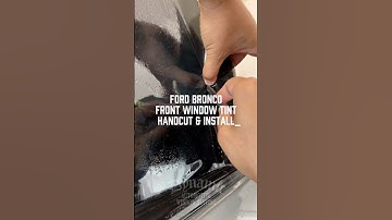 HOW TO: INSTALL WINDOW TINT | FORD BRONCO #windowtint #dynamicAWT #kauai #hawaii