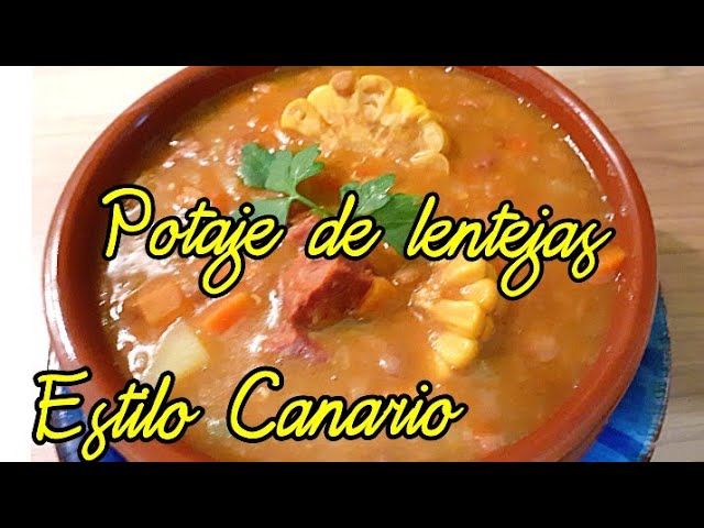 SUB] Potaje de lentejas con mazorcas de maiz,estilo Canario?/Canarian  style lentil stew with corn? - YouTube