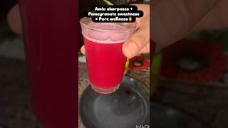 A glass full of glow — Pomegranate + Amla magic✨ #yt #viral #shortsfeed #pomegranate #juice #shorts