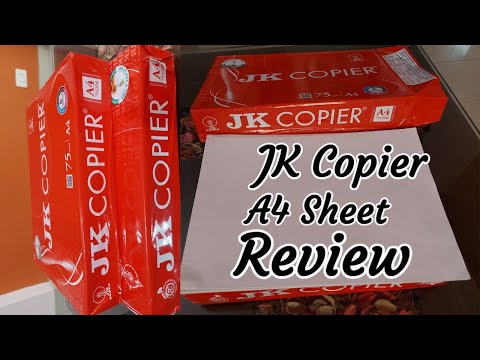 JK Copier A4 Sheet Printing Paper Review | JK Copier A4 75GSM | JK A4