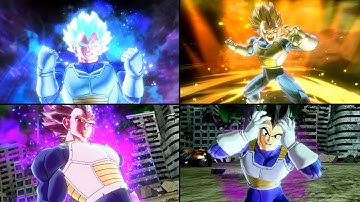 Vegeta All New Animated Transfomations SSJ-SSB-SSBE-Ultra Ego - Dragon Ball Xenoverse 2 Mods