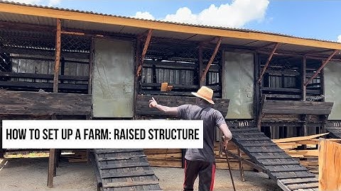 How to set up a Goat /Sheep Farm in 3/4 Acre: Construction of a Raised House & Layout