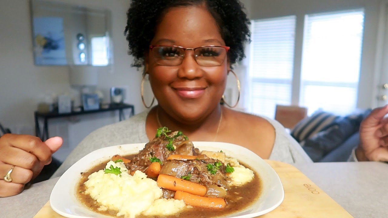 DELICIOUS POT ROAST RECIPE COOKING AND EATING YouTube