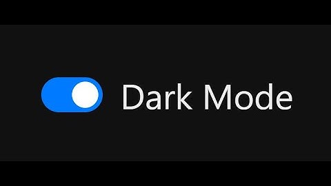 How to Create Dark Mode in Simple CSS with Just Three Lines of JavaScript
