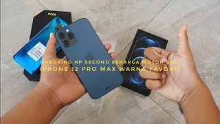 Unboxing iPhone 12 Pro Max second - warna favorit