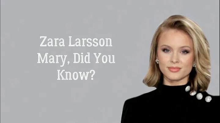 Mary, Did You Know? - Zara Larsson (lyric)