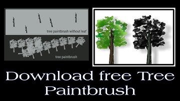 Download Free Tree Brush | how to make brush using infinite painter