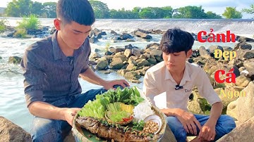 Đập Nha Trinh Cùng Cá Lóc Nướng Mía | Bình ViVu #calocnuongtrui