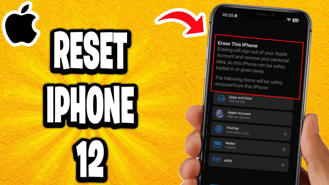 How To Reset iPhone 12 - YouTube