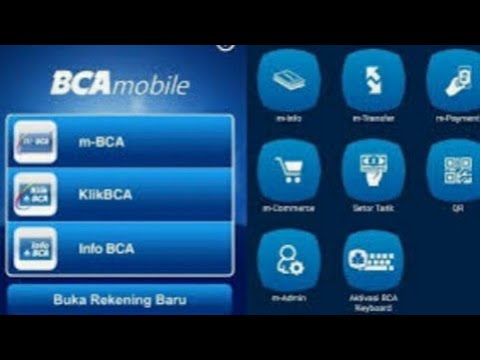 Cara isi paket internet melalu M-banking BCA. 