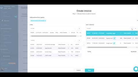 How to create an invoice in the accounting module of HotelFriend System