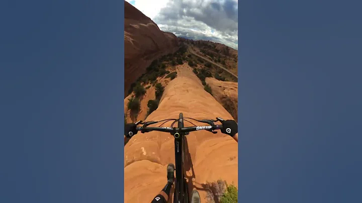 MTBer rides down a cliff with no climbing gear - DayDayNews